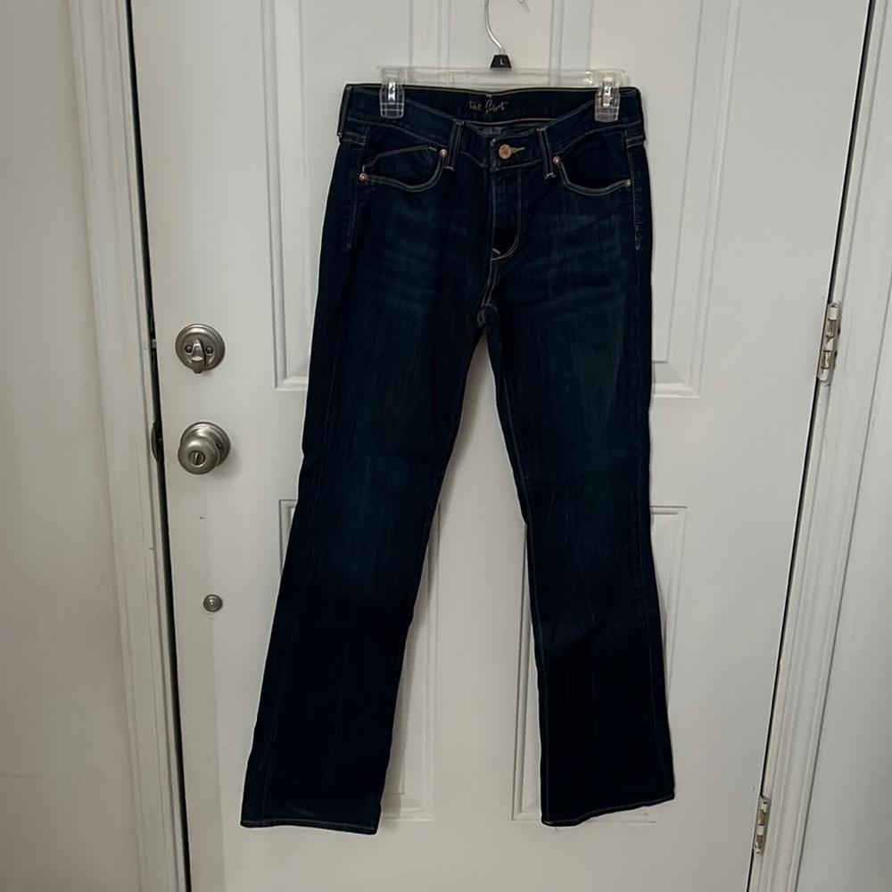 Jeans,old navy the flirt , new 8 long dark wash